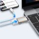 4. Joyroom S-H151 USB-C (männlich) / USB-A (weiblich) Adapter mit Lanyard-Öse – Silber