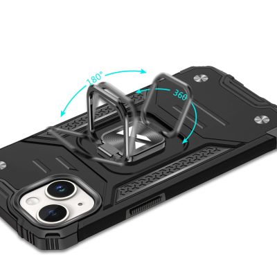 5. Wozinsky Ring Armor iPhone 15 Plus iPhone 15 Plus Ring Armor Hülle – Blau