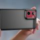 4. Tech-Protect TPUCarbon Case für Motorola Moto G05 / E15 - Schwarz