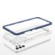 5. Klare 3in1 Hülle für Samsung Galaxy A72 4G Frame Gel Cover Blau
