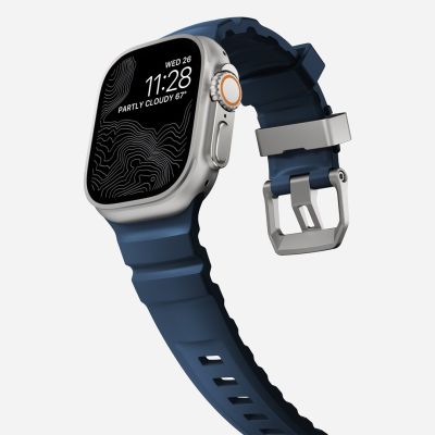 8. Nomad Rocky Point Armband aus Naturleder und Titan