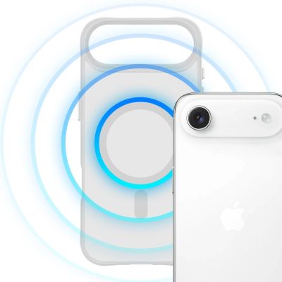 22. 3mk Smoke MagCase für iPhone Air - Weiß-Transparent