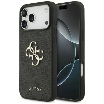 Guess 4G Big Logo Case für iPhone 17 Pro Max - Schwarz