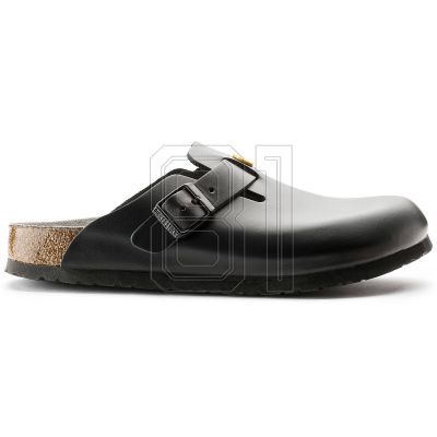 6. Birkenstock Boston ESD Black Damen Clogs, Naturleder, schmale medizinische Hausschuhe (0061368)