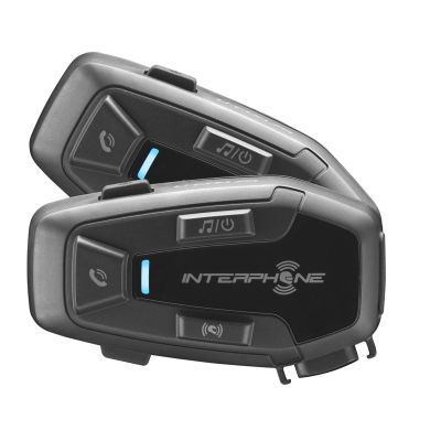 INTERPHONE U-COM 7R Motorrad-Intercom, Set für 2 Helme