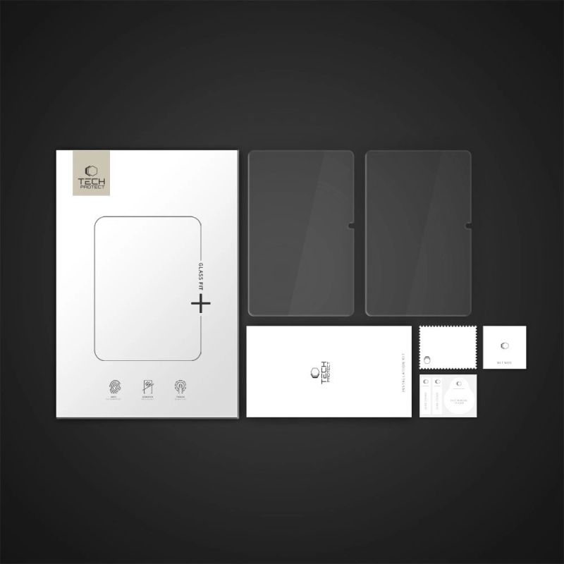 5. Tech-Protect Glass Fit+ 2er-Pack Panzerglas für Xiaomi Redmi Pad 2 11.0 / SE 11.0 - transparent
