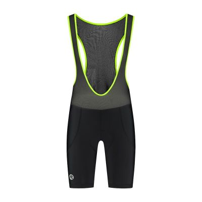 Rogelli CORE Trägerhose schwarz-fluoreszierend XL