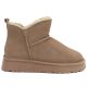 2. Damen-Lederstiefeletten mit beiger Plateau-Schneestiefelsohle Vinceza 97961