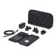 9. UAG 3-in-1 Reiseladegerät – kabelloses Reiseladegerät für drei Geräte, 15 W, MagSafe-kompatibel, inklusive Kabel, Stecker und Organizer (schwarz/grau)