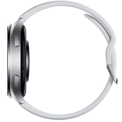 3. Xiaomi Watch 2 3,63 cm (1,43") AMOLED 46 mm Digital 466 x 466 px Touchscreen Silber Wi-Fi GPS