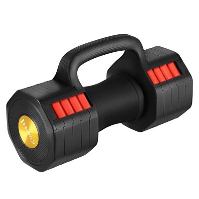 HL05 3-in-1 VERSTELLBARE HANTEL MIT UNTERSTÜTZUNG FÜR LIEGESTÜTZE UND KETTLEBELL-ÜBUNGEN HMS