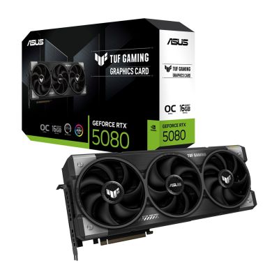 11. ASUS TUF Gaming GeForce RTX 5080 OC 16GB Grafikkarte