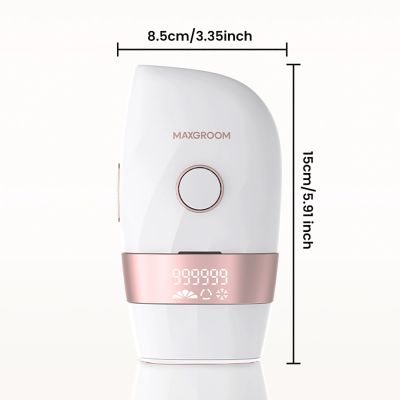 2. MAXGROOM JD-TM003 IPL-Epilierer zur Haarentfernung – weiß und rosa