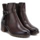 5. Gefütterte Damen-Ankle-Boots mit Blockabsatz, braun, Potocki SZ12873