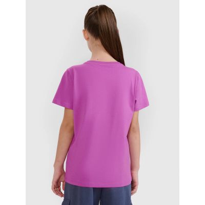 2. Normales, schlichtes Mädchen-T-Shirt 4F 4FJWSS25TTSHF2177-50S