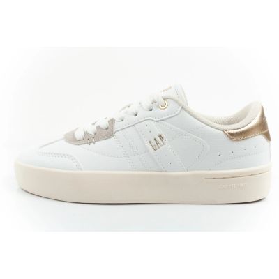 2. Gap Damen-Sportschuhe, Boudler Sneaker, modisch und bequem, weiß