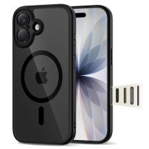 Tech-Protect Magpeak Magsafe CC Hülle für iPhone 17 - Klares Schwarz