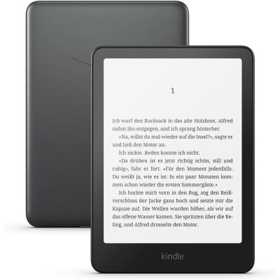 E-Book: Neuer Kindle Paperwhite (12. Generation) – Erscheinungsdatum 2024, 7 Zoll, blendfrei, 32 GB, WLAN, kabelloses Laden (ohne Sperrbildschirmwerbung), Metallic-Schwarz