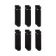 Nike Everyday Cush Crew Kindersocken 6 Paar Schwarz SX6910 010