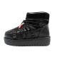 2. D.Franklin Damen Schneestiefel Winter Modische Isolierte Stiefeletten Schwarz