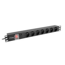Lanberg PDU-07E-0200-BK Steckdosenleiste (16 A; 2 m; schwarz)