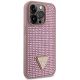 4. Guess GUHCP14LHDGTPP iPhone 14 Pro 6,1" rosa/rosa Hardcase Strass Dreieck