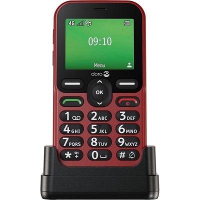 Doro Leva E10 6,1 cm (2,4") 118,9 g Rotes Telefon für Senioren
