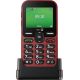 Doro Leva E10 6,1 cm (2,4") 118,9 g Rotes Telefon für Senioren