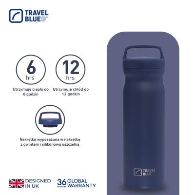 2. TRAVEL BLUE THERMOSFLASCHE NAVY