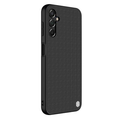 3. Strukturierte Hülle von Nillkin für Samsung Galaxy A14 5G / Galaxy A14, verstärkte Nylonhülle, Schwarz
