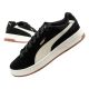 Puma Herren Court Classico Sportschuhe, Leder-Sneaker, schwarz
