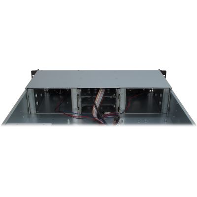 6. Inter-Tech 2U-20240 ATX, Micro-ATX, Mini-ATX, Stahl, HDD, Netzwerk, Netzteil Serverschrank