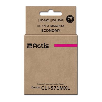 Actis KC-571M Tinte (ersetzt Canon CLI-571M; Standard; 12 ml; rot)