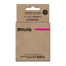 Actis KC-571M Tinte (ersetzt Canon CLI-571M; Standard; 12 ml; rot)