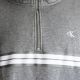 3. Calvin Klein Fleece-Kapuzenpullover mit Reißverschluss und Logo-Band, Grau meliert - LZ04RE285G-P7E