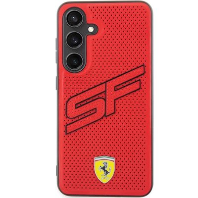 3. Ferrari Big SF Perforierte Hülle für Samsung Galaxy S24+ - rot