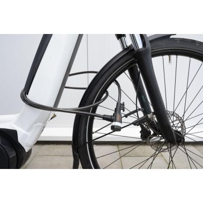 10. Fahrradschloss mit Kabelschloss 10x1800mm mit Griff Black+Decker