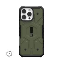 UAG Pathfinder Magsafe - Schutzhülle für iPhone 16 Pro Max, kompatibel mit MagSafe (oliv)
