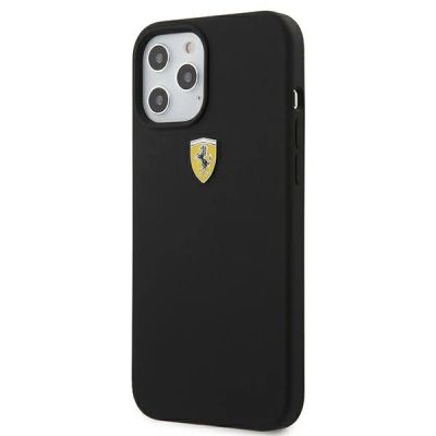 2. Ferrari FESIHCP12LBK iPhone 12 Pro Max 6.7" schwarz/schwarz Hardcase On Track Silicone
