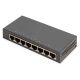 2. Digitus 8-Port Gigabit-Switch, Desktop, unmanaged, Metallgehäuse