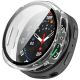 7. Tech-Protect Schutzhülle im 2er-Pack für Samsung Galaxy Watch 44 mm – Transparent Matt Schwarz