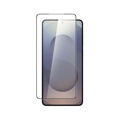 AmazingThing Radix Full Glass Hartglas mit schwarzem Rahmen für Samsung S25 Edge