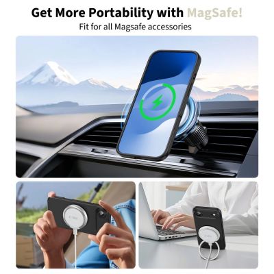 5. Tech-Protect Silikon MagSafe Hülle für iPhone 17 Air - Schwarz