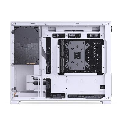 2. Jonsbo D32 STD PC-Gehäuse, Weiß, Mini-Gehäuse, mATX, gehärtetes Glas – Weiß