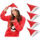 28. Weihnachtsmannmützen – 4er-Set