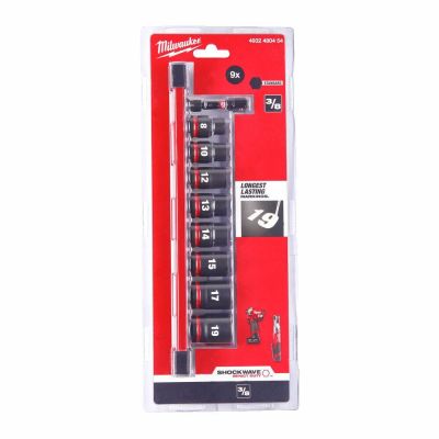 MILWAUKEE IMPACT SUST SET 3/8" 9 Stück.