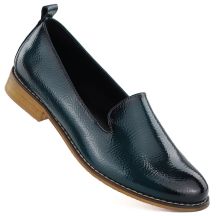 Damen-Lacklederschuhe, marineblau, Potocki 19337