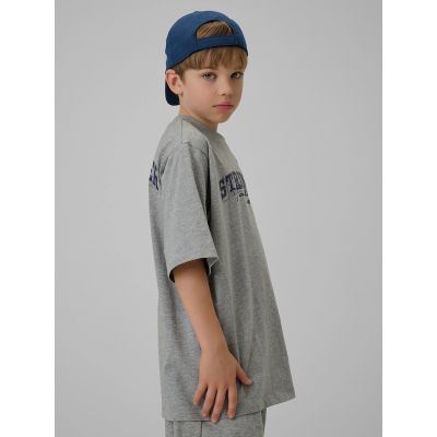 9. Lockeres Jungen-T-Shirt mit Aufdruck 4F 4FJRSS26TTSHM3465-27M