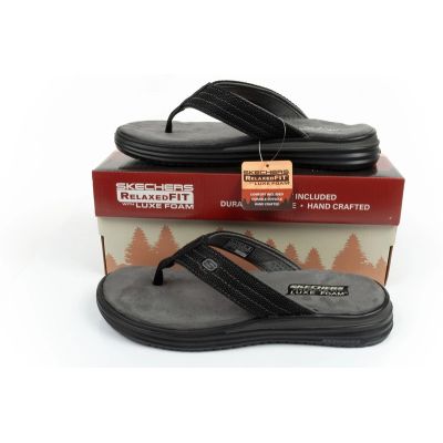 31. Skechers Proven Flip-Flops M 204577 BLK