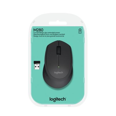 Logitech M280 Maus 910-004287 (optisch; 1000 DPI; schwarz)